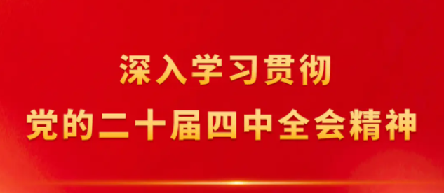 深入学习贯彻党的二十届四中全会精神